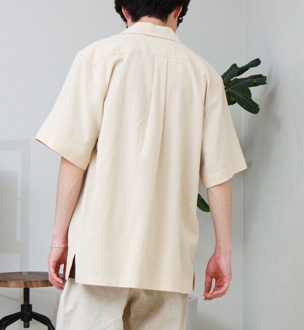 GLOSTER「【GEVACO/ゲバコ】刺繍オープンカラーシャツ」|シャツ・ブラウス|