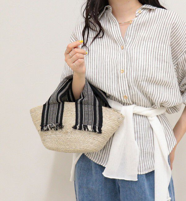 fredy emue「ワイドテープジュードバッグ」|かごバッグ|