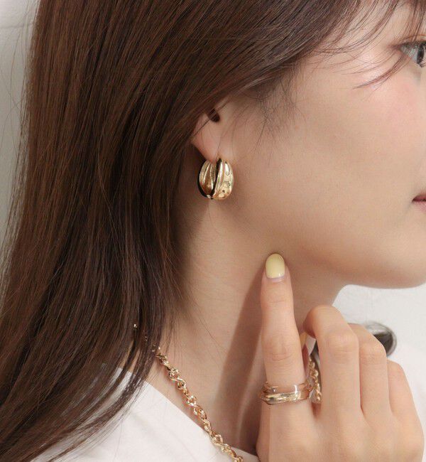 fredy emue「シンメラインワンタッチピアス」|ピアス|