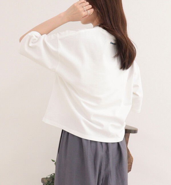fredy emue「フロッキーロゴ5分袖Tシャツ」|Tシャツ・カットソー|