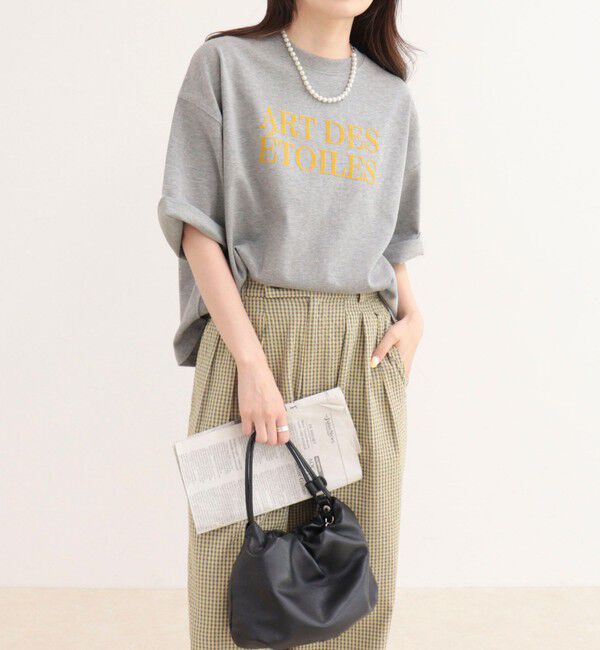 fredy emue「フロッキーロゴ5分袖Tシャツ」|Tシャツ・カットソー|
