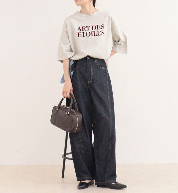 fredy emue「フロッキーロゴ5分袖Tシャツ」|Tシャツ・カットソー|
