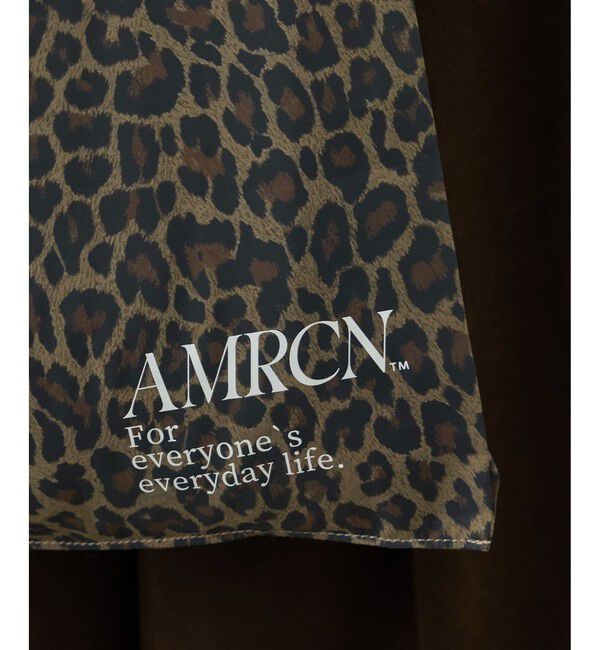 SALON adam et rope'「【Americana（アメリカーナ） for SALON】レオパードエコバッグ L」|エコバッグ|