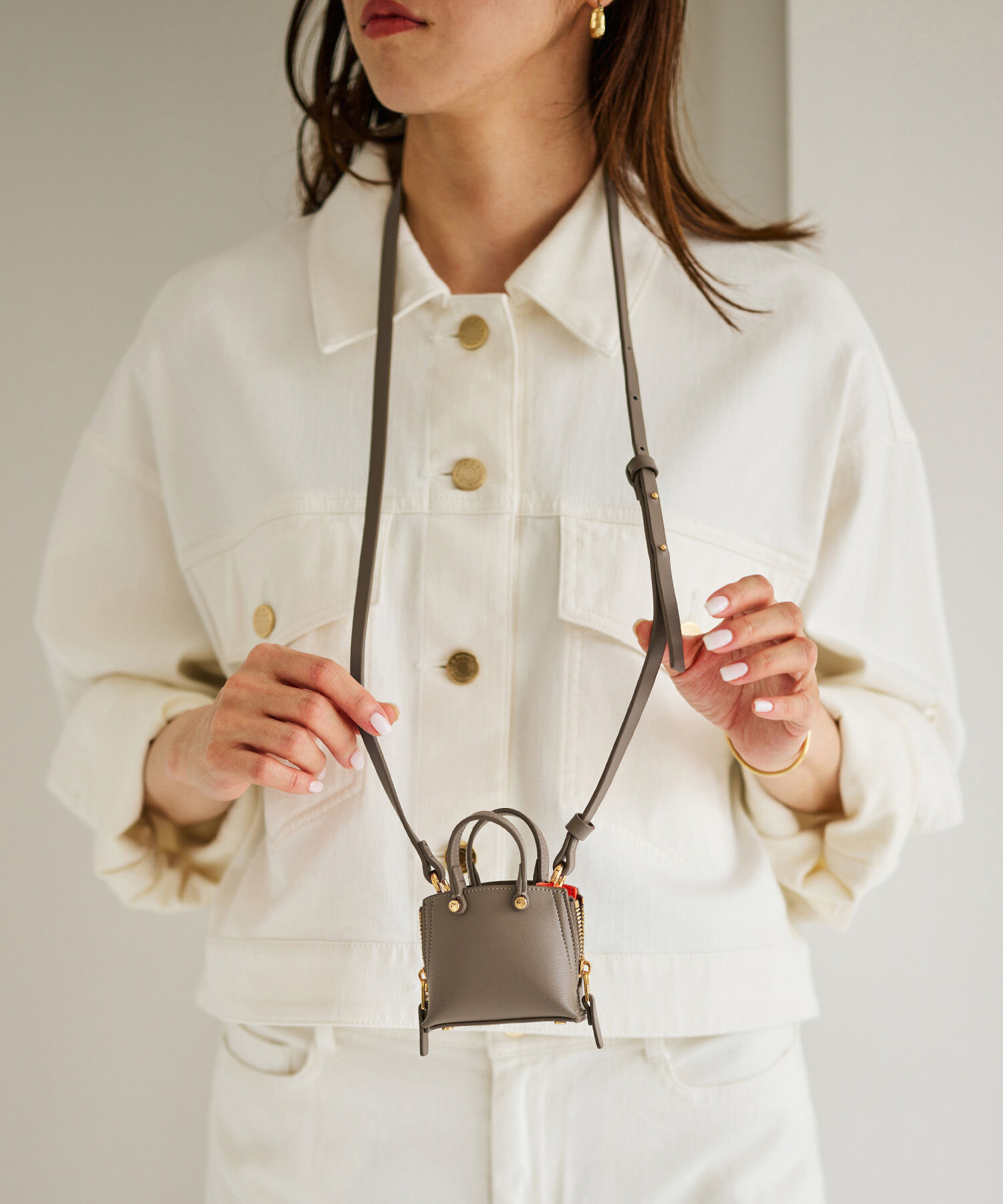 E'POR「【24AW】【E'POR】Y BAG Pico（ピコ）」|ショルダー・メッセンジャー|ダークブラウン(20)