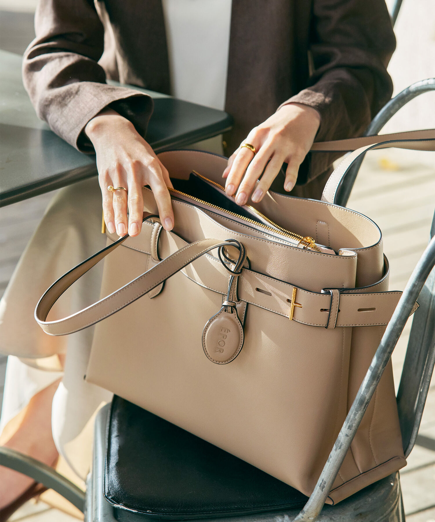 ROPE「【E'POR】A BAG Large/A4対応・通勤」|トートバッグ|