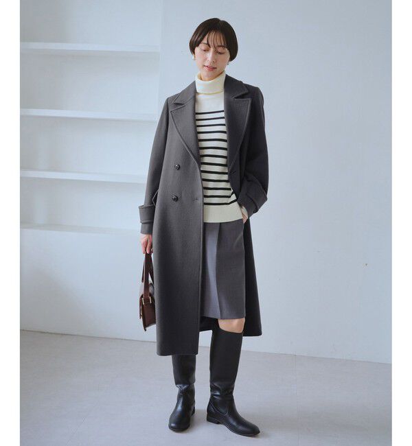 Rope&rsquo;Picnic「JAPAN FABRIC ダブルチェスターコート/一部WEB限定カラー」|チェスターコート|