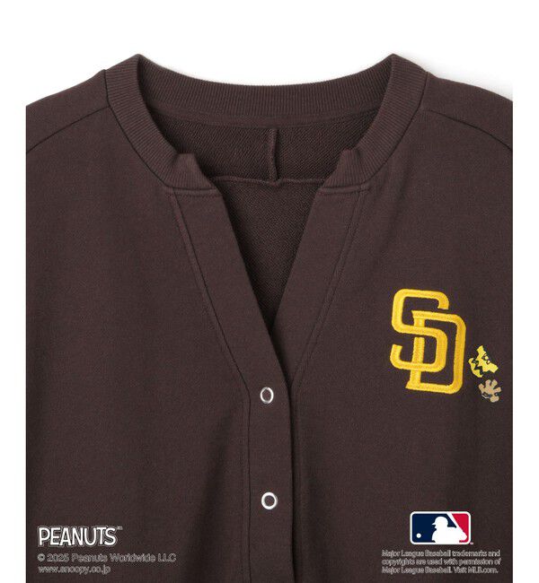 Rope&rsquo;Picnic「【PEANUTS&times;MLB COLLECTION by ROPE' PICNIC】カーディガン」|カーディガン|