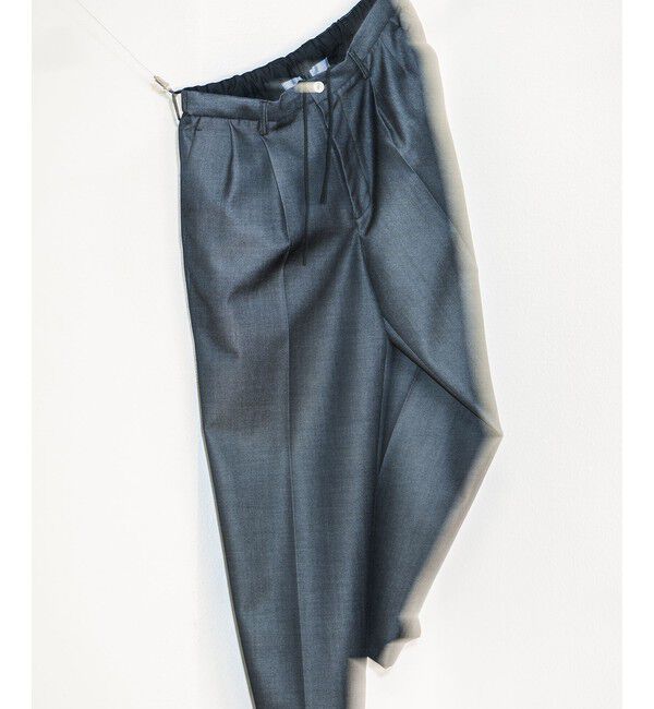 ADAM ET ROPE'「【NIKKE】ワイド イージー デニム スラックス / ADAM ET ROPE' JEANS -GRID-」|デニム|ブラック系(03)