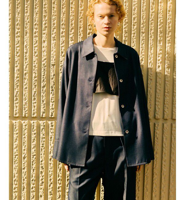ADAM ET ROPE'「NIKKE TW DENIM SHIRT JACKET」|ブルゾン・スタジャン|