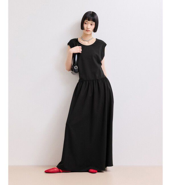ADAM ET ROPE'「【WEB限定】バックオープンマキシワンピース」|ワンピース|