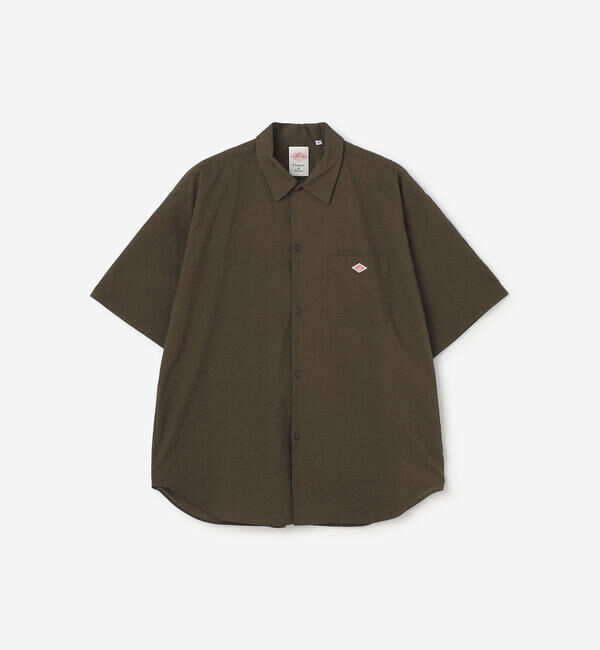 DANTON「DANTON | コットンローン 半袖ワークシャツ MEN」|シャツ・ブラウス|