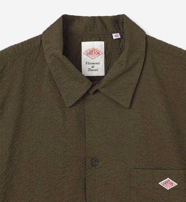 DANTON「DANTON | コットンローン 半袖ワークシャツ MEN」|シャツ・ブラウス|