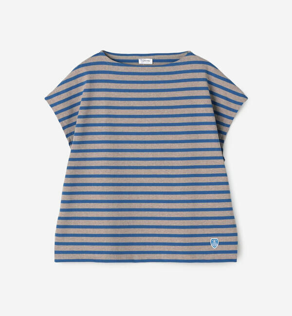 ORCIVAL「ORCIVAL | コットンロード ボートネック フレンチスリーブバスクシャツ WOMEN」|Tシャツ・カットソー|