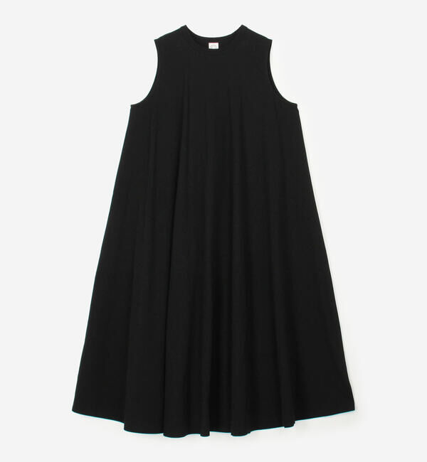 ORCIVAL「ORCIVAL | オープンエンド ノースリーブAラインワンピース WOMEN」|ワンピース|BLACK