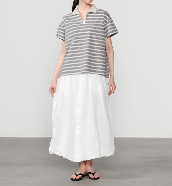 ORCIVAL「ORCIVAL | スキッパーショートスリーブプルオーバー WOMEN」|ポロシャツ|