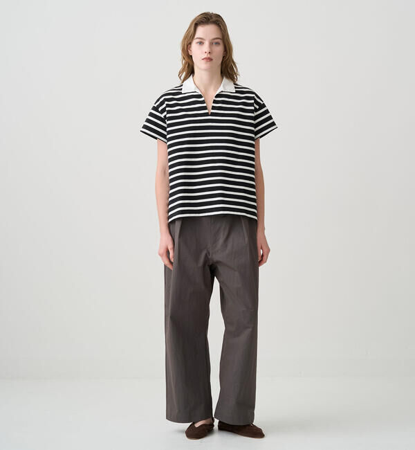 ORCIVAL「ORCIVAL | スキッパーショートスリーブプルオーバー WOMEN」|ポロシャツ|