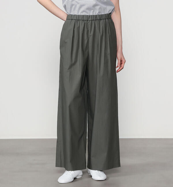 Morris & Sons「MORRIS & SONS | コットン ワイドイージーパンツ WOMEN」|チノ|