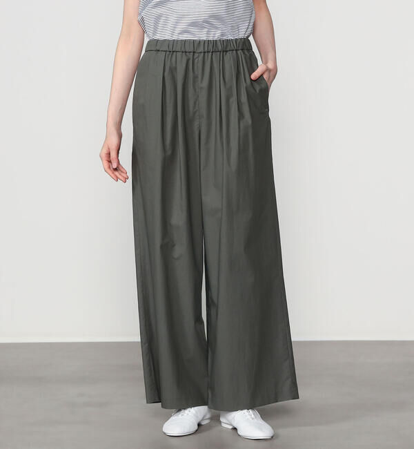Morris & Sons「MORRIS & SONS | コットン ワイドイージーパンツ WOMEN」|チノ|