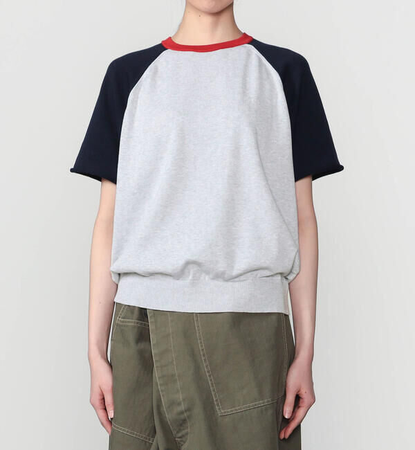 「RYE TENDER | コットン ラグランスリーブTシャツ WOMEN」|ニット・セーター|
