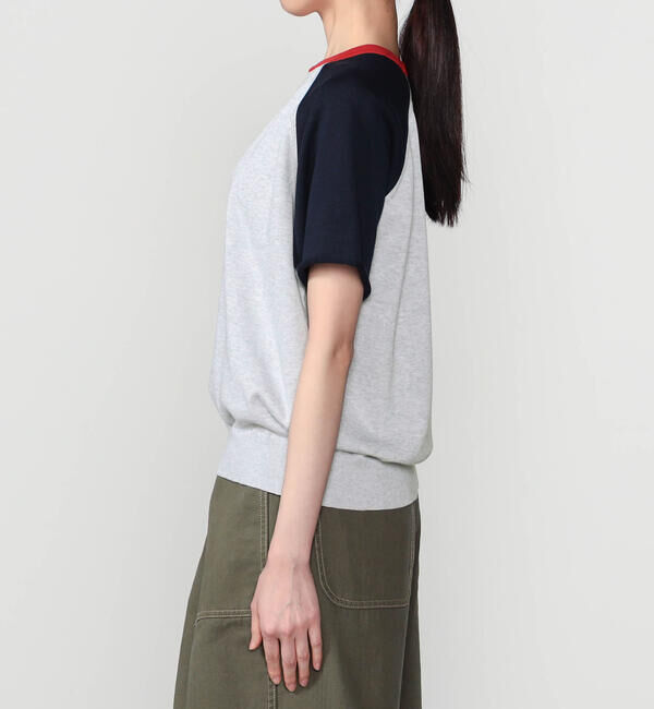  「RYE TENDER | コットン ラグランスリーブTシャツ WOMEN」|ニット・セーター|