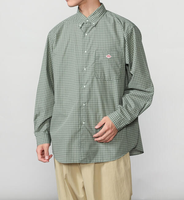 DANTON「DANTON | ボタンダウン 長袖シャツ PLAID MEN」|シャツ・ブラウス|