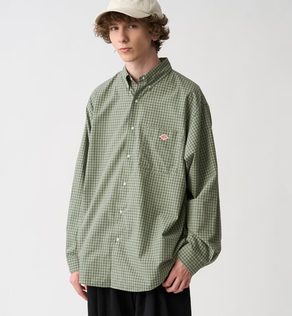 DANTON「DANTON | ボタンダウン 長袖シャツ PLAID MEN」|シャツ・ブラウス|