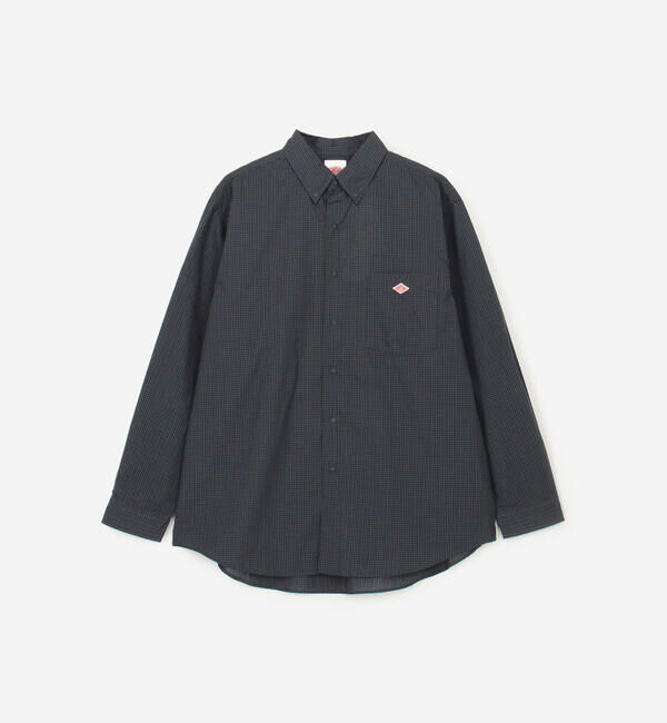 DANTON「DANTON | ボタンダウン 長袖シャツ PLAID MEN」|シャツ・ブラウス|NAVY系1