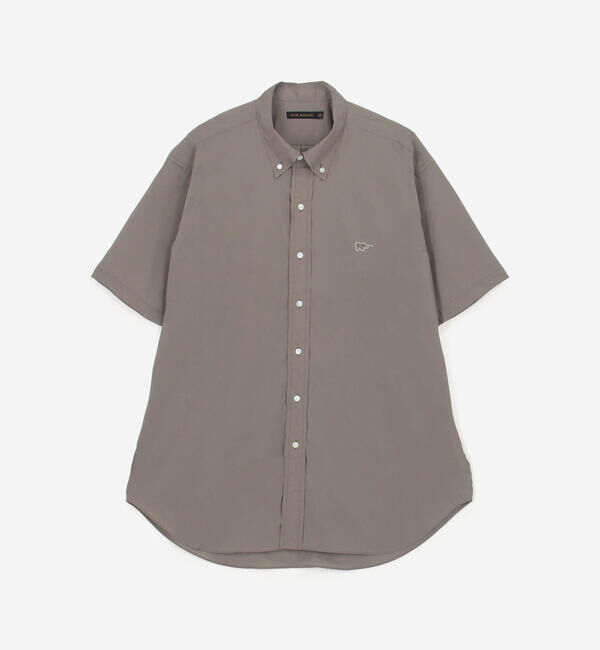  「SCYE BASICS | 〈別注〉ナイロン ボタンダウン半袖シャツ MEN」|シャツ・ブラウス|BEIGE