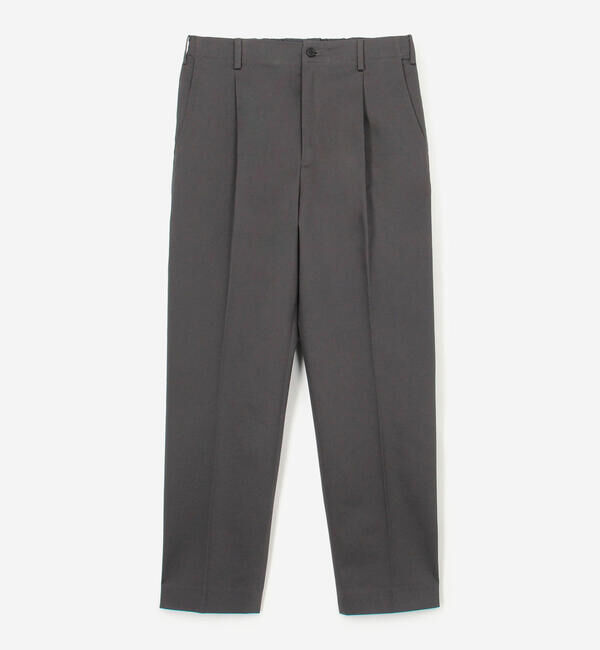 Morris & Sons「MORRIS & SONS | 1タック テーパードストレッチパンツ MEN」|チノ|GREY
