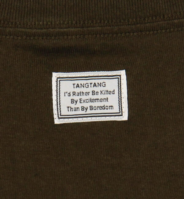  「TANGTANG | 〈別注〉半袖Tシャツ AIN&rsquo;T CLASSIC BROWN MEN」|Tシャツ・カットソー|