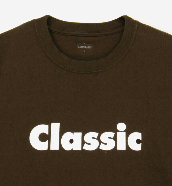  「TANGTANG | 〈別注〉半袖Tシャツ AIN&rsquo;T CLASSIC BROWN MEN」|Tシャツ・カットソー|