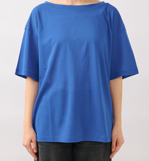  「【A・MONN】【吸水速乾/接触冷感】オープンネックTee」|Tシャツ・カットソー|