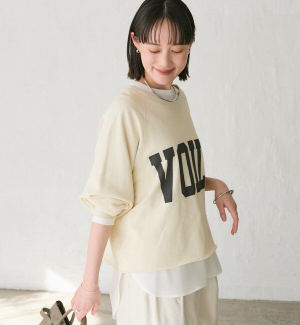  「【Yossshiiii企画】ワイドロゴカットオフスウェット」|Tシャツ・カットソー|