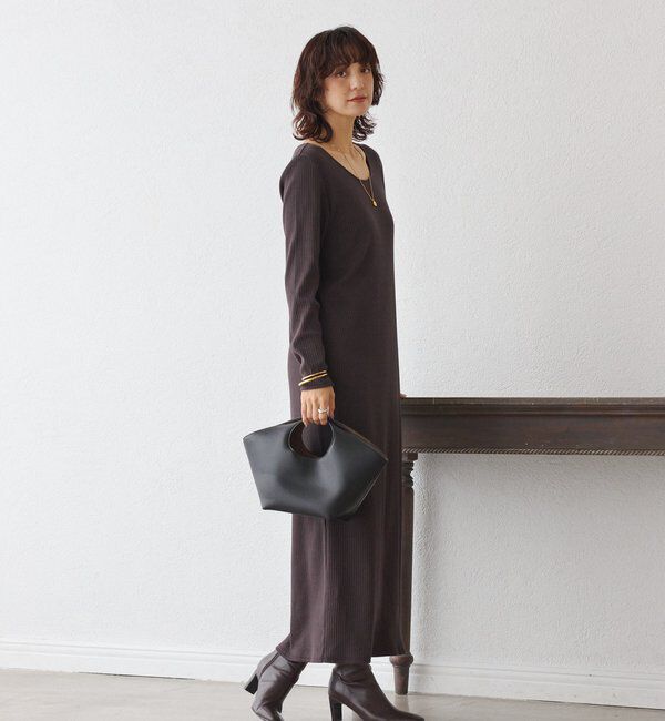 「【3サイズ展開】NEW2WAYロングリブワンピース」|ワンピース|