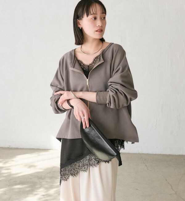  「【5色展開】ハーフZIPスウェット」|Tシャツ・カットソー|