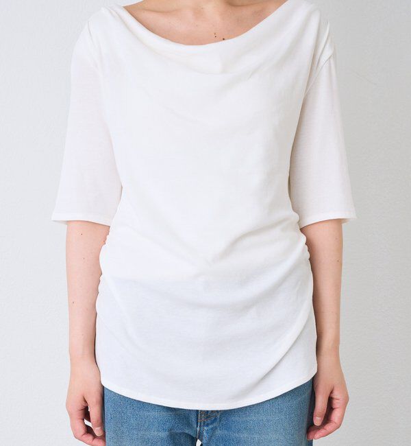  「【接触冷感】ゴブソデネックコンシャスカットソー」|Tシャツ・カットソー|