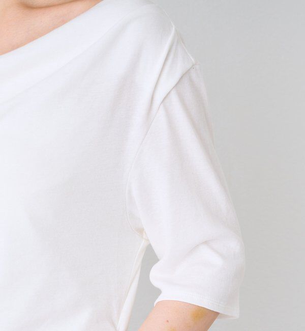  「【接触冷感】ゴブソデネックコンシャスカットソー」|Tシャツ・カットソー|