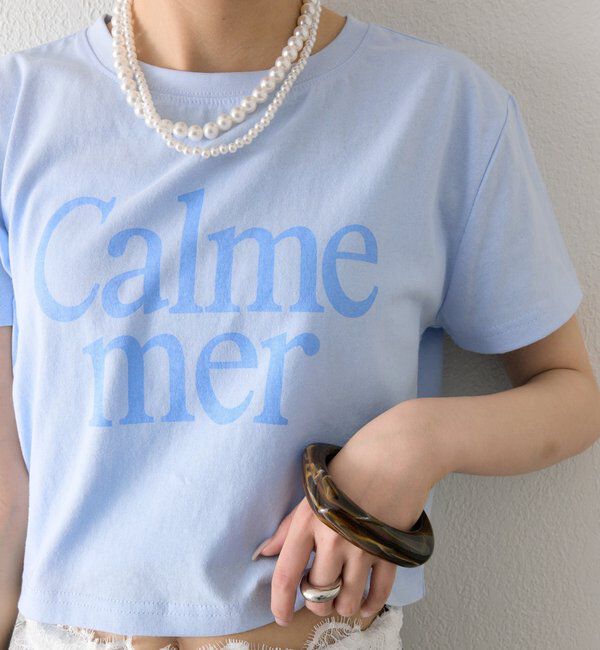  「【4色展開/短丈で使いやすい◎】カラーロゴチビTシャツ」|Tシャツ・カットソー|