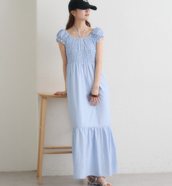  「シャーリングワンピース」|ワンピース|