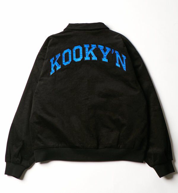  「【KOOKY'N/セットアップ可】サテン刺繍コーデュロイブルゾン」|ブルゾン・スタジャン|