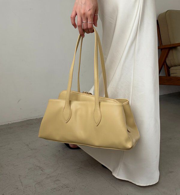  「アシメレイヤーバッグ」|トートバッグ|イエロー