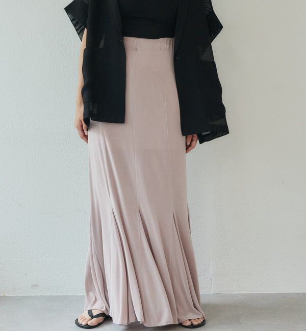  「【再入荷】シアーリブフレアースカート」|スカート|