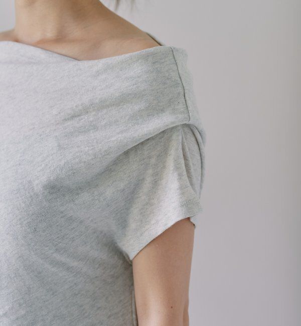  「アシメネックTee」|Tシャツ・カットソー|