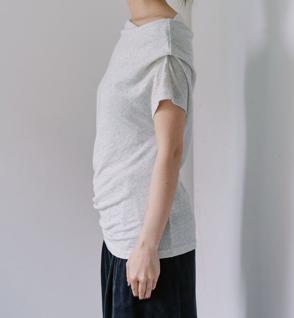  「アシメネックTee」|Tシャツ・カットソー|