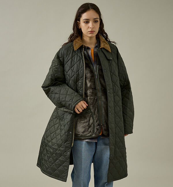 ABAHOUSE「【Barbour / バブアー】EXMOOR / エクスモア キルティング ステ」|ステンカラーコート|