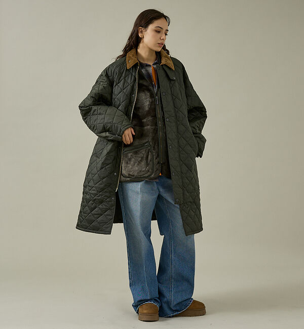 ABAHOUSE「【Barbour / バブアー】EXMOOR / エクスモア キルティング ステ」|ステンカラーコート|