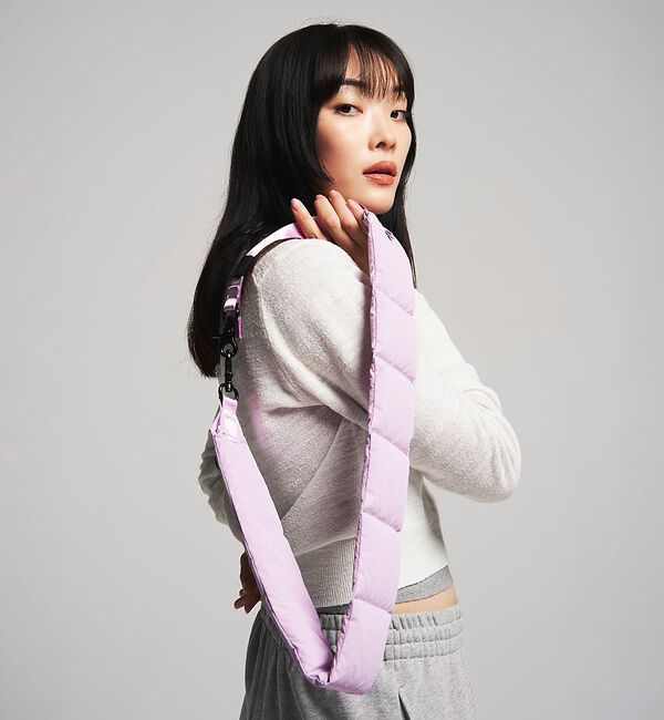 ABAHOUSE「【WAVE /ウェイブ】WAVE me  Strap bag/ストラップバッグ/」|モバイルケース|パープル