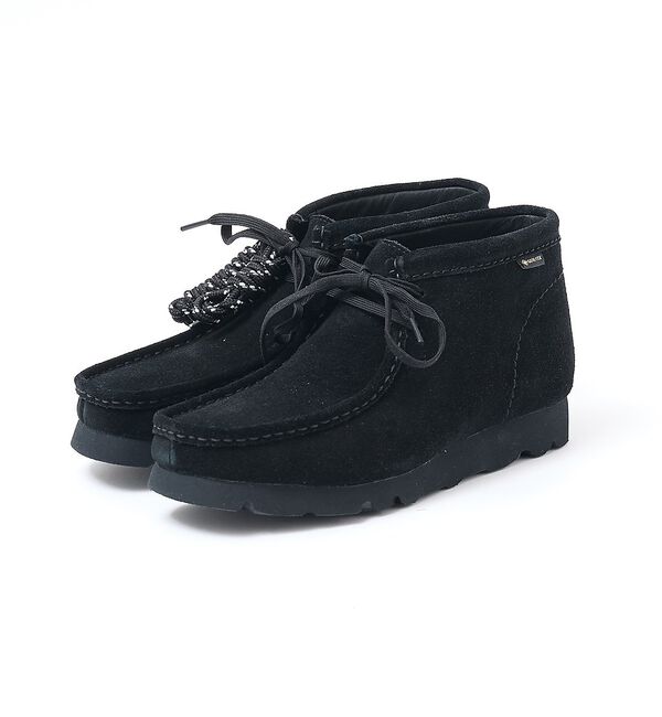 ABAHOUSE「【Clarks /クラークス】Wallabee Boot GTX シューズCla」|モカシン|ブラック