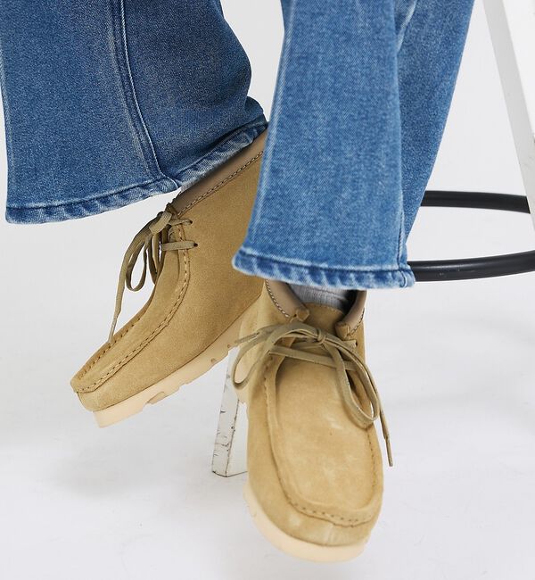 ABAHOUSE「【Clarks /クラークス】Wallabee Boot GTX シューズCla」|モカシン|