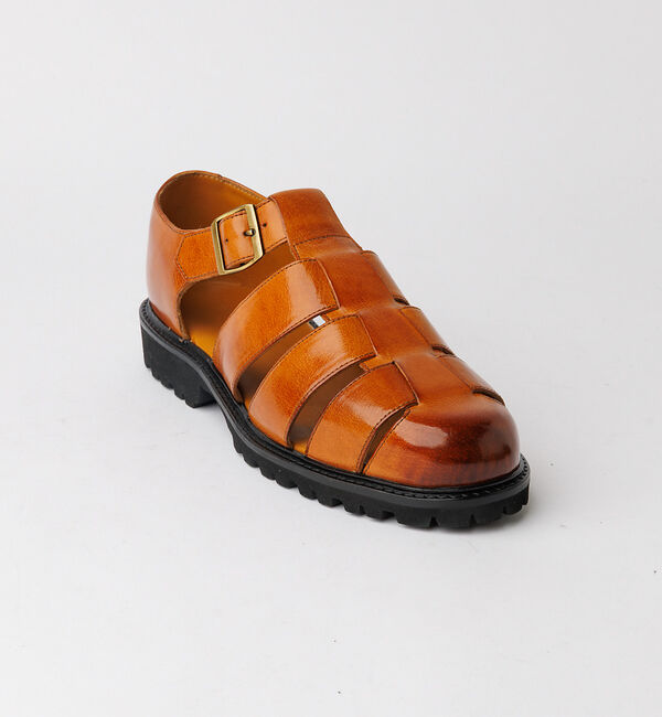 alfredoBANNISTER「【26S/S / 定番人気】軽量 ボリュームソール グルカサンダル」|サンダル|キャメル